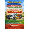 Zber elektroodopadu a nebezpečného odpadu 15.-16.apríla 2026